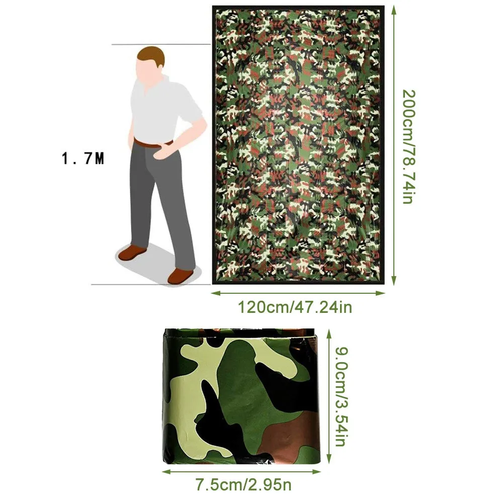 2-Pack: Camping Sleeping Bag Camouflage