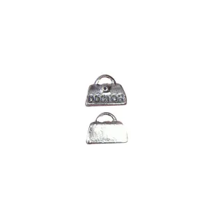 5 Pcs Tibetan Silver Doctor Bag Hospital 3D 11mm x 14.5mm Charms Pendants