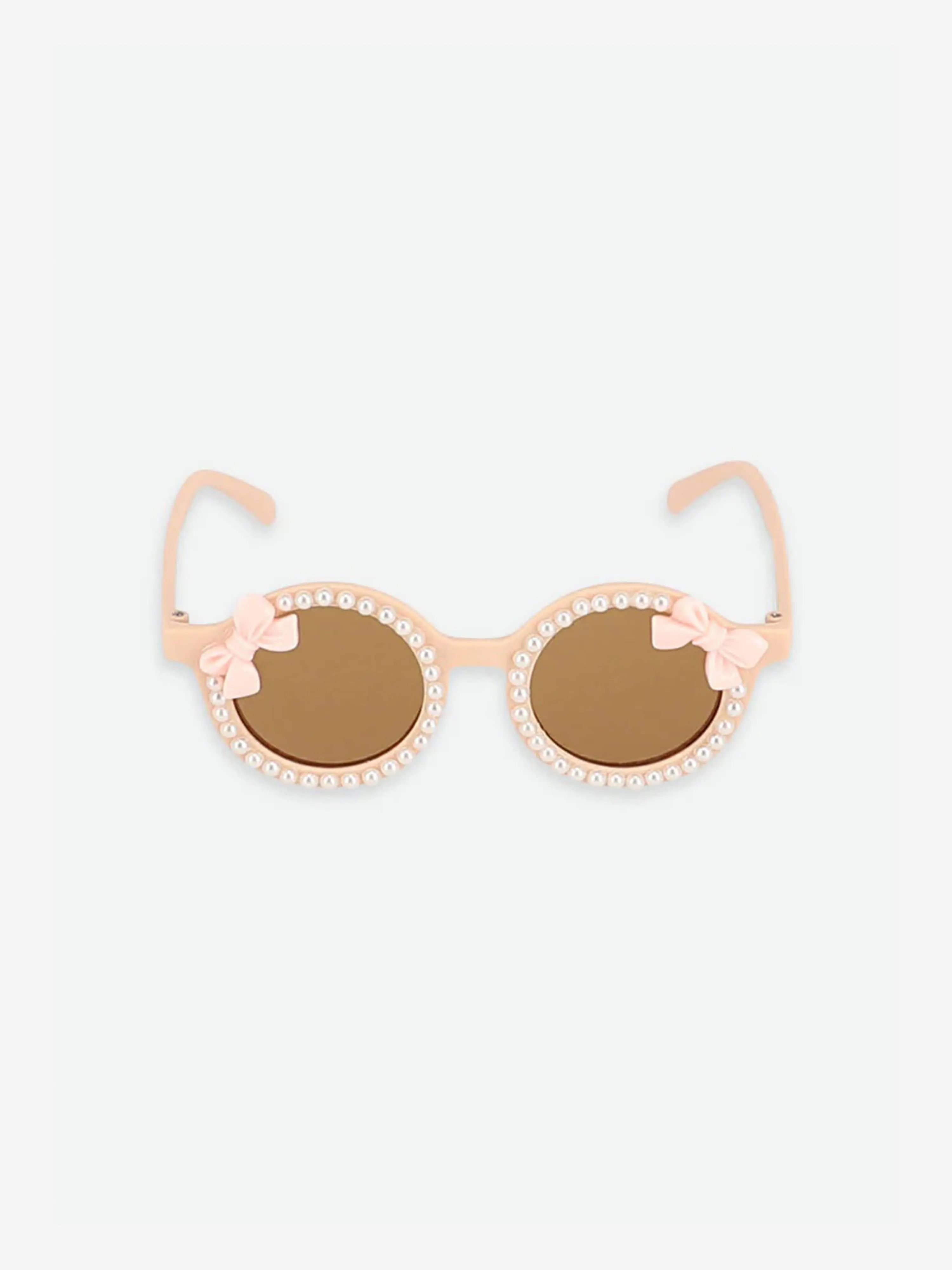 Angels Face Girls Paige Pearl Bow Sunglasses in Pink