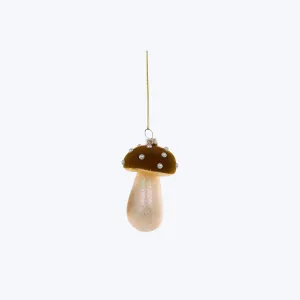 Assorted High Grove Brown Mushroom Ornament