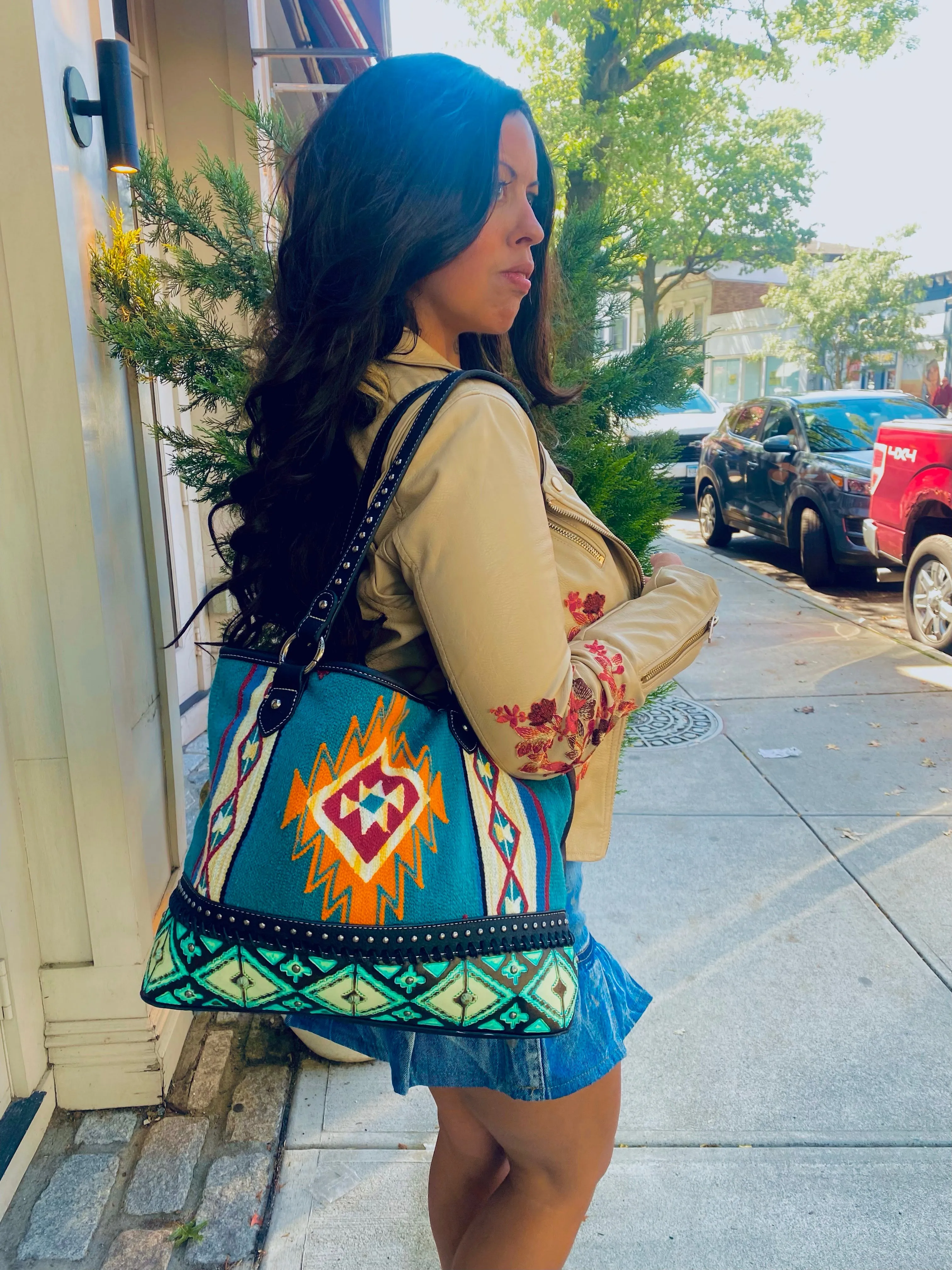 Aztec Tapestry Tote