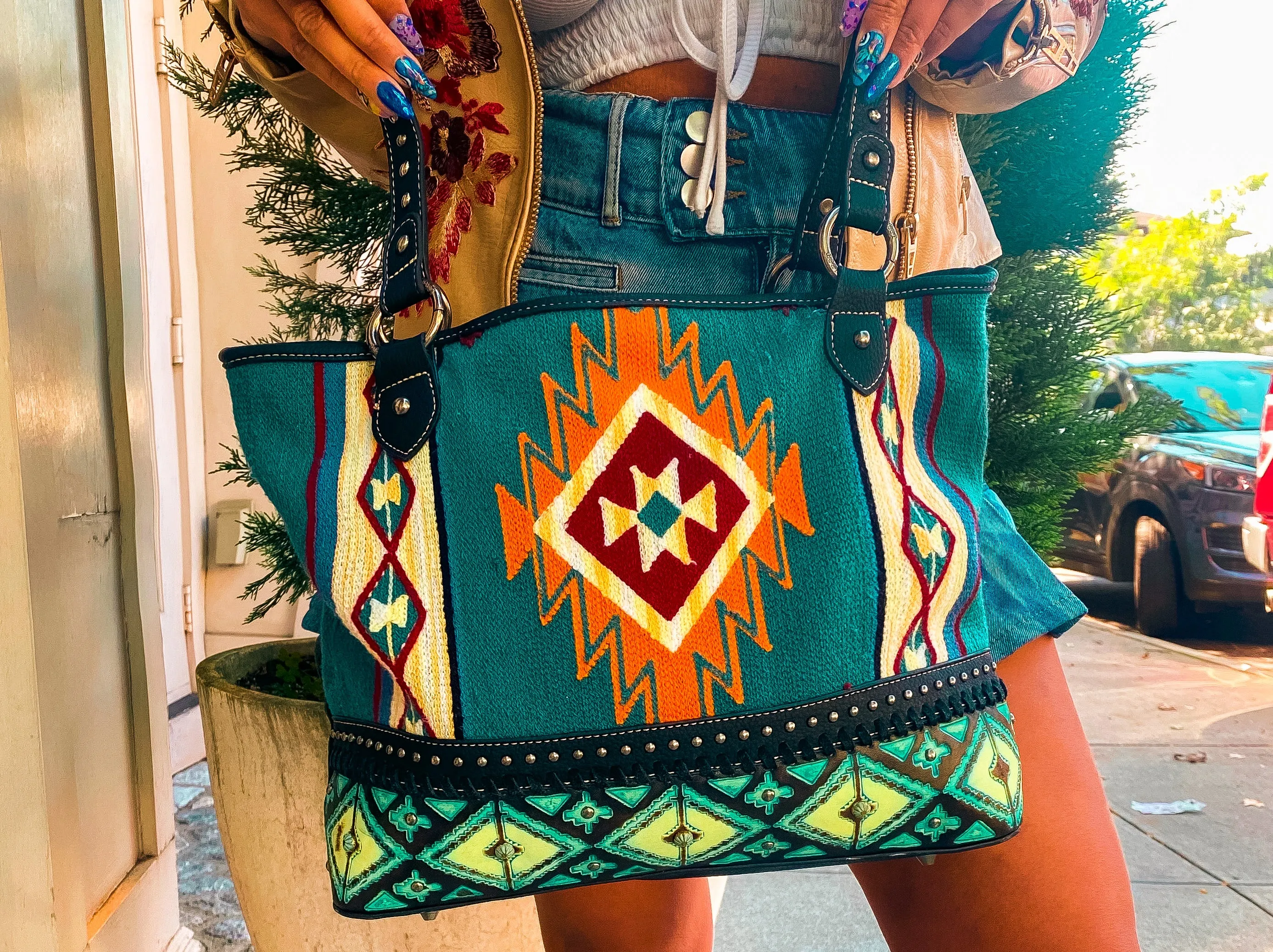 Aztec Tapestry Tote