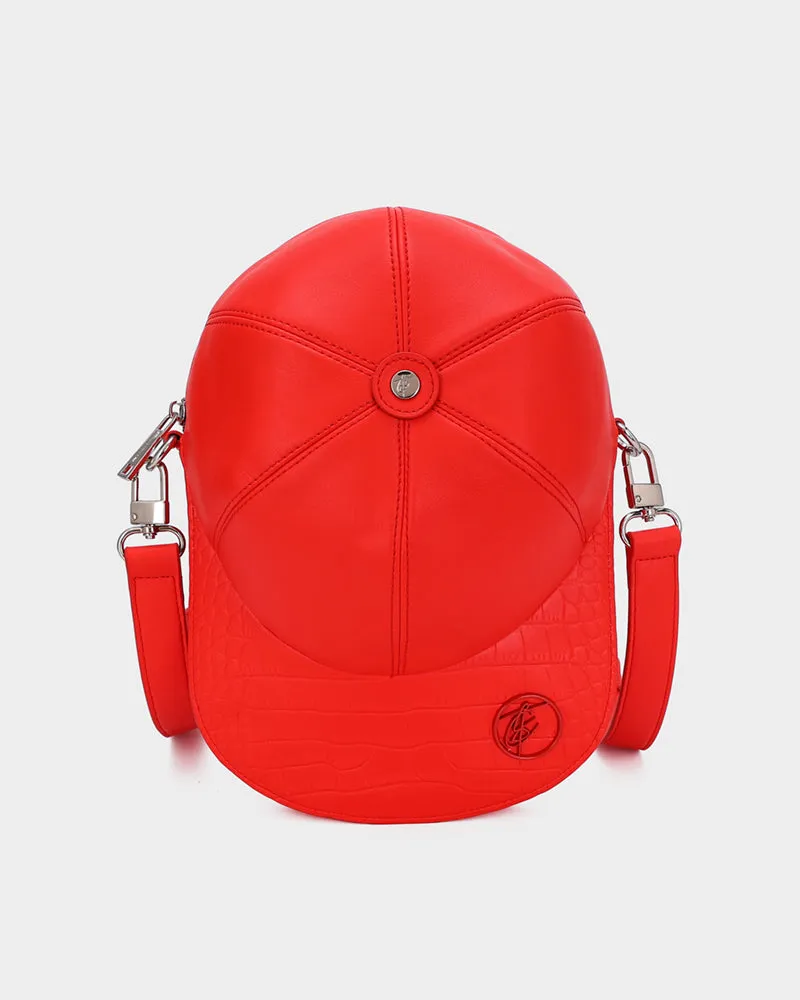 Baseball Cap Design Bag in Red