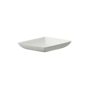 Bionchic Mini White Sugarcane Plate - L:2.55 X W:2.55 X H:.45in 300 Pcs/Cs