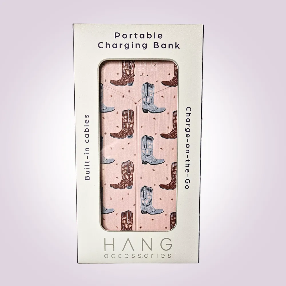 Boots and Spurs Portable Phone Charging Bank