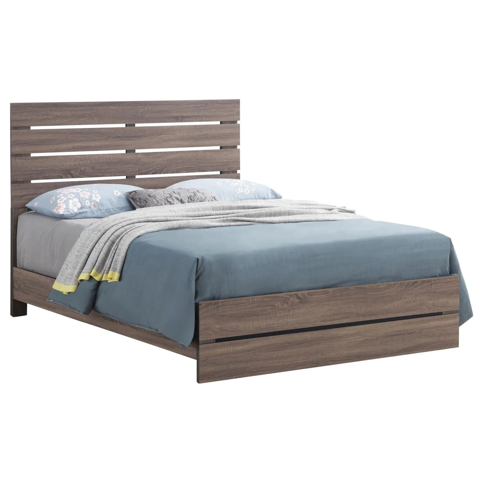 Brantford Queen Panel Bed Barrel Oak