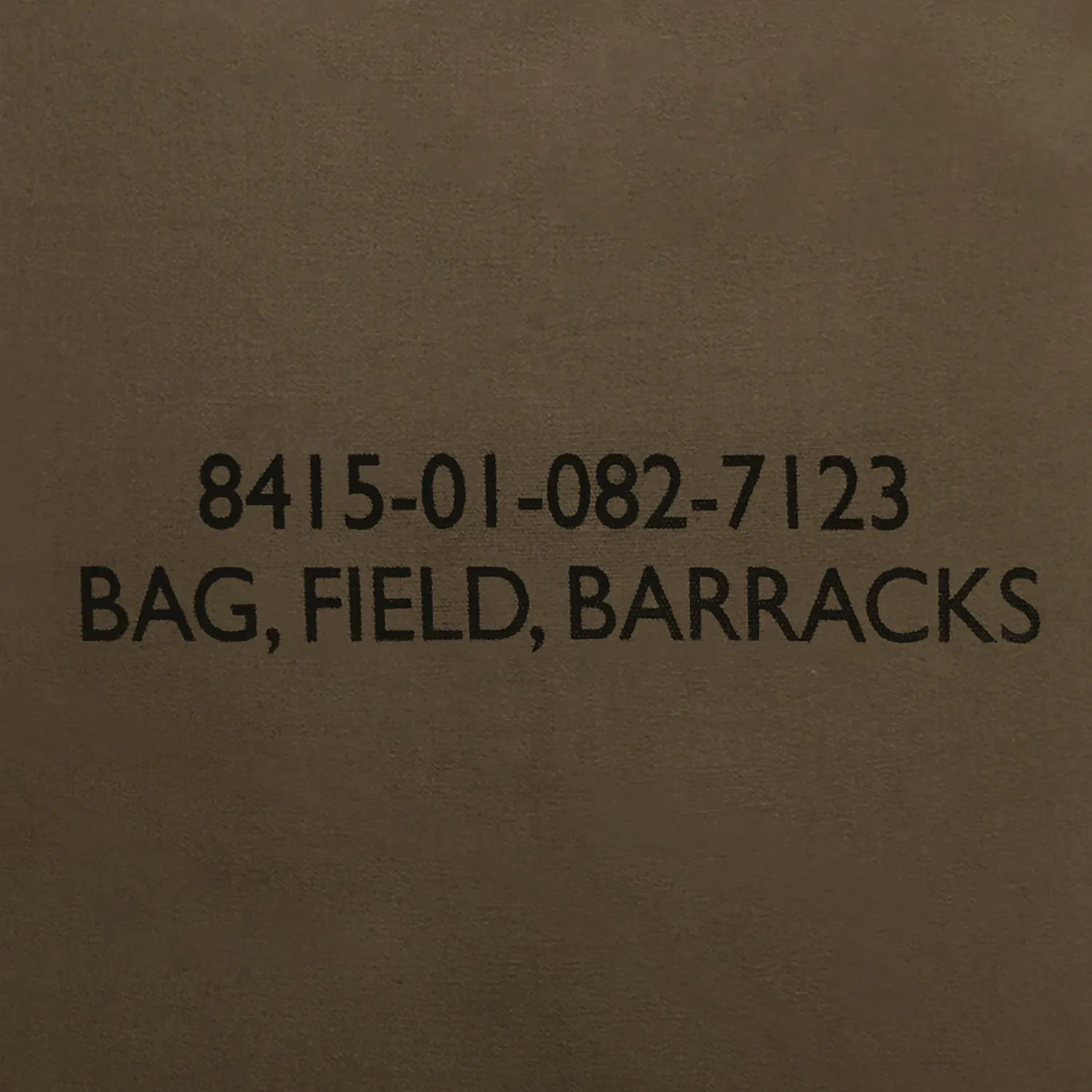 Canvas Barracks Bag