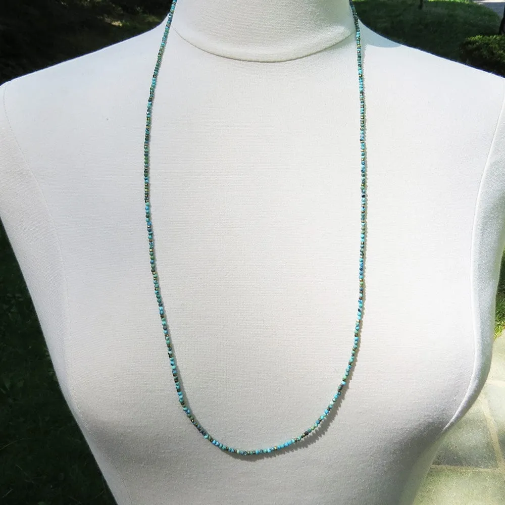 Confetti Turquoise Wrap Bracelet & Necklace