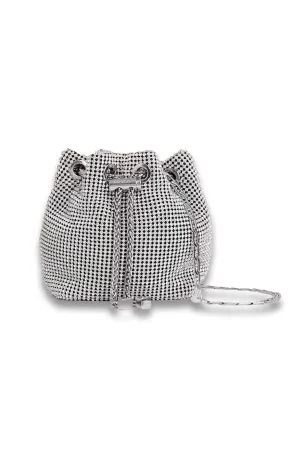 Demi Crystal Mini Bucket Bag