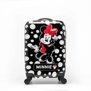 Disney - Minnie Mouse DIS207 19in Small 4 Wheel Hard Suitcase - Black