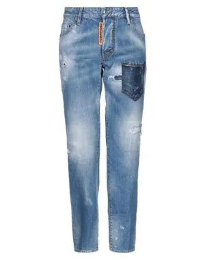 Dsquared2 Women Denim trousers Blue 10 UK