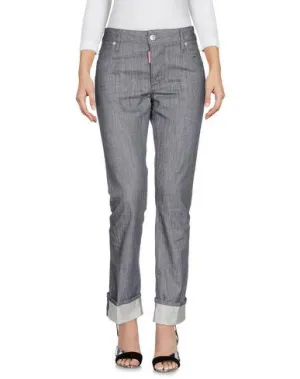 Dsquared2 Women Denim trousers Grey 6 UK