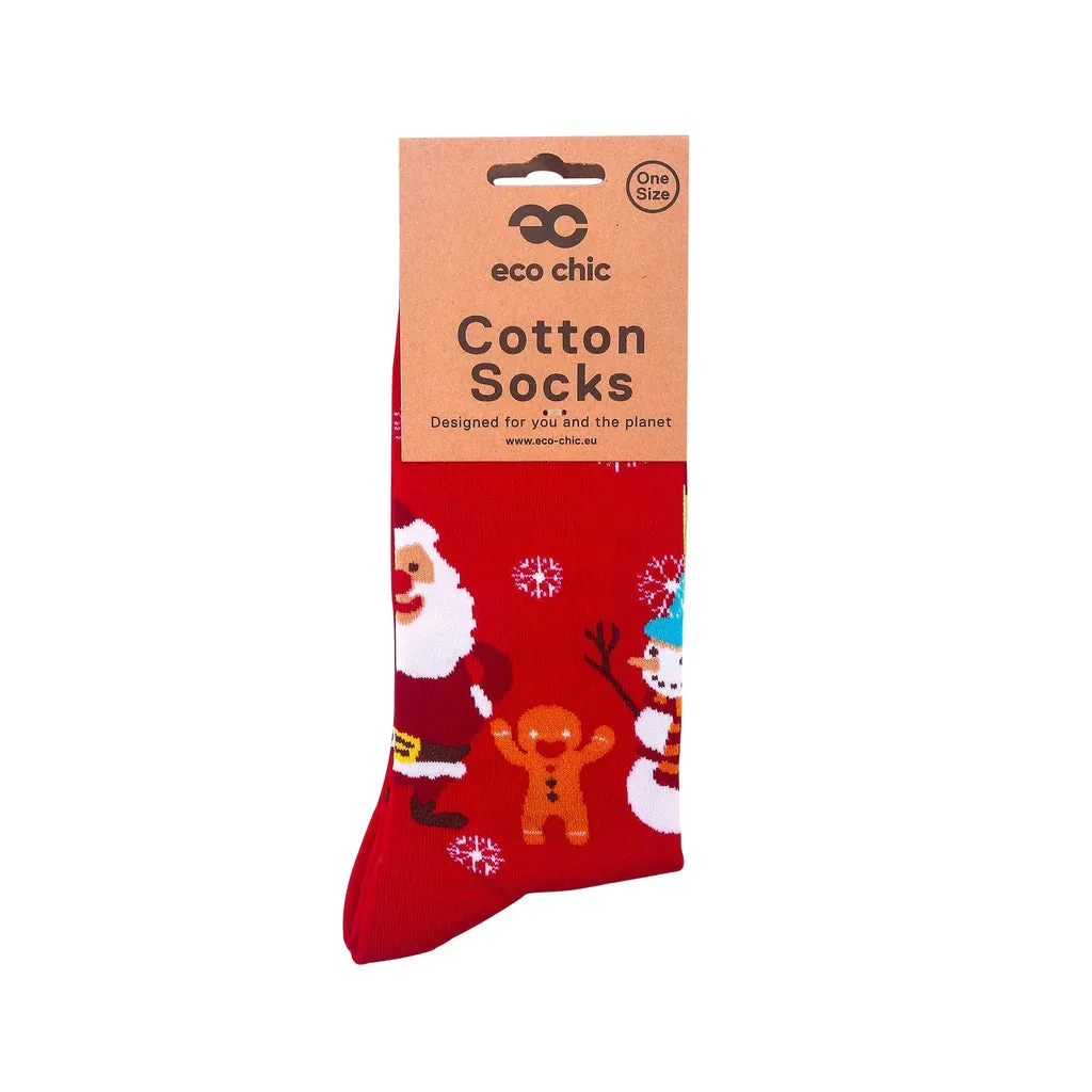 Eco Chic Eco-Friendly Xmas Party Bamboo Socks