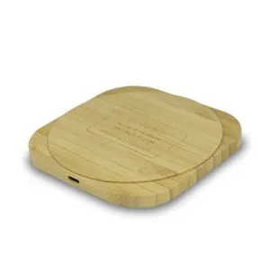 Eco Friendly Bamboo Wireless Charger