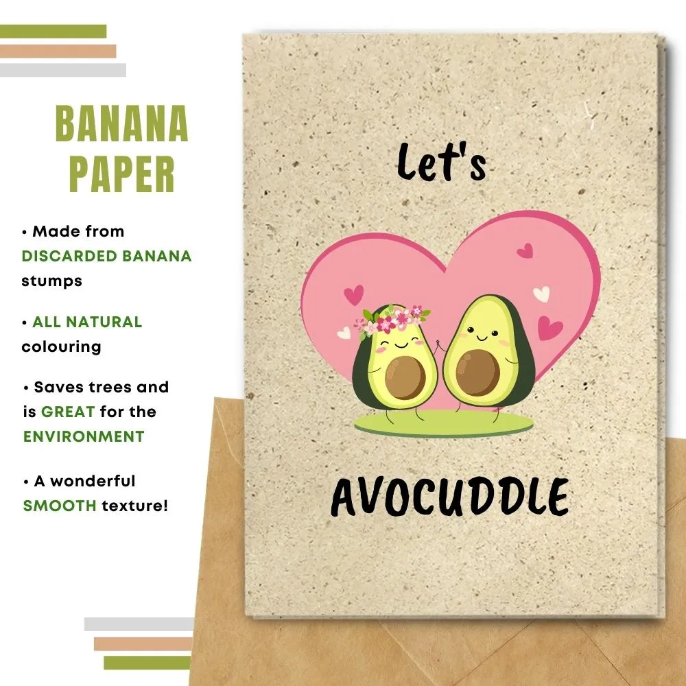 Eco Friendly Handmade Love Cards - Avocuddle