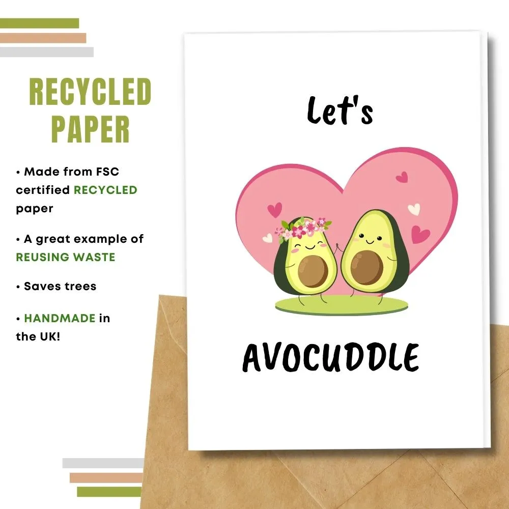 Eco Friendly Handmade Love Cards - Avocuddle