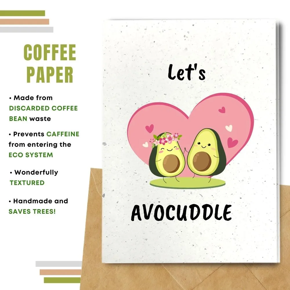 Eco Friendly Handmade Love Cards - Avocuddle