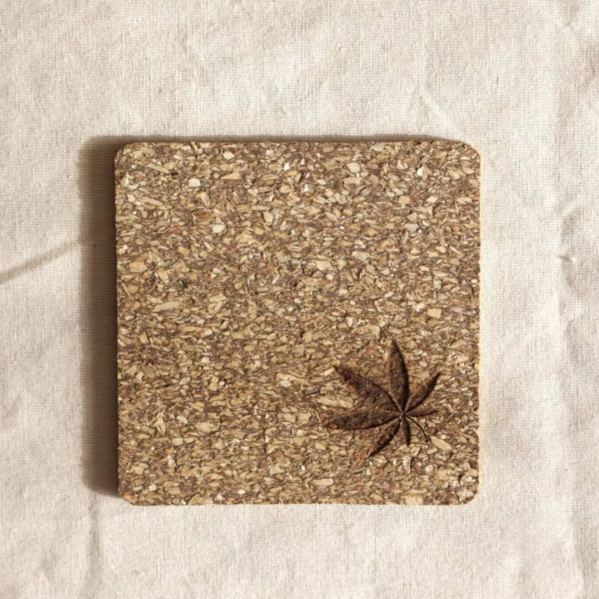 Eco-friendly Square Hemp Wood Coasters