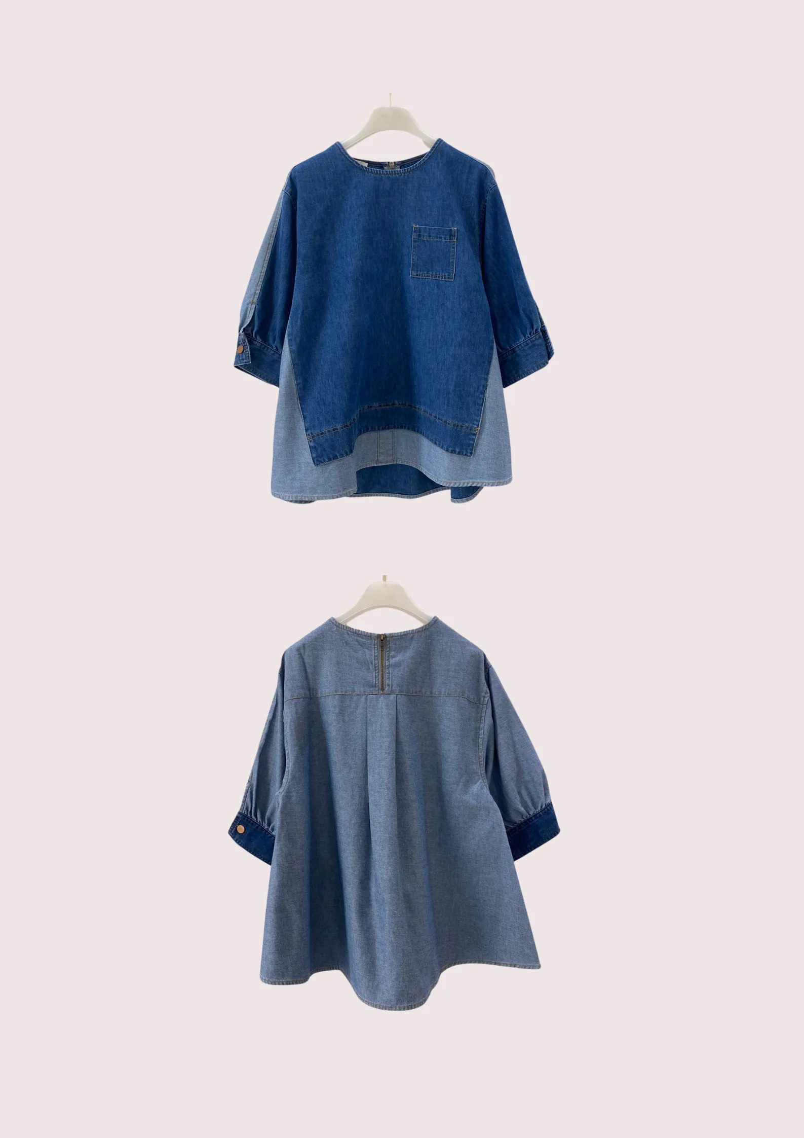 Eliza Denim Blouse