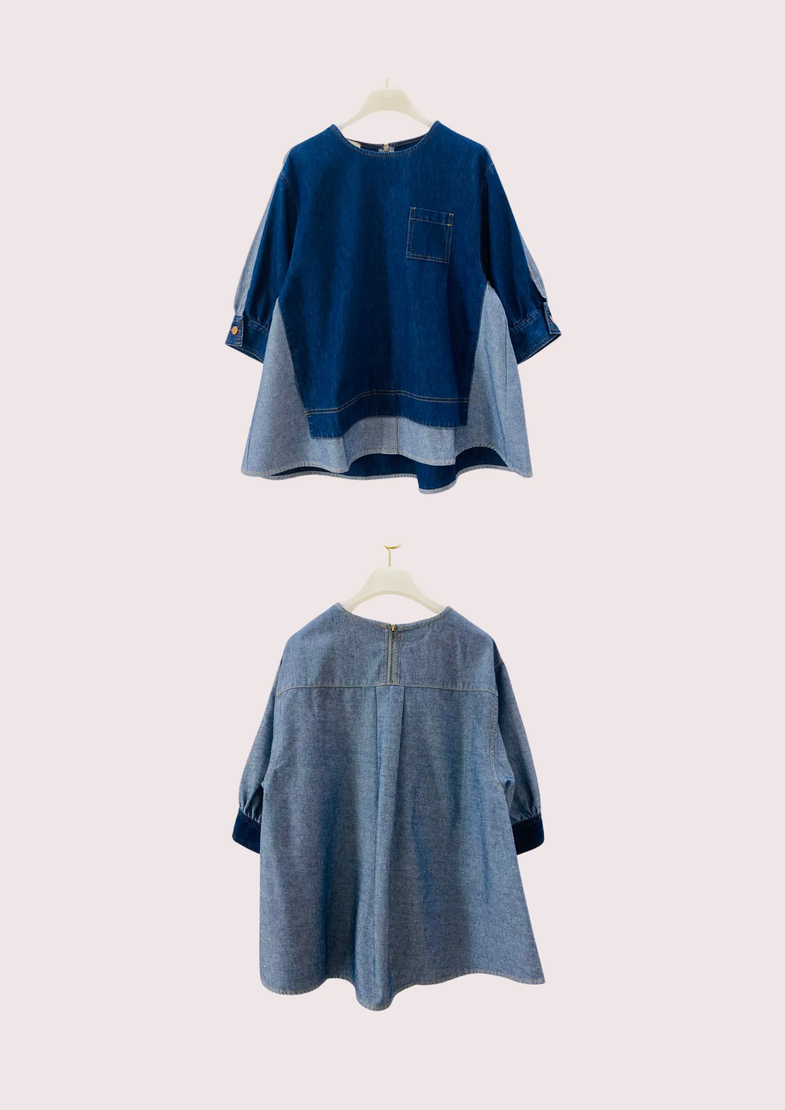 Eliza Denim Blouse