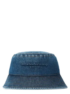 Embossed Denim Bucket Hat