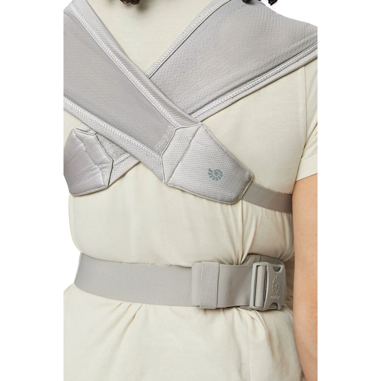 Ergobaby Embrace Soft Air Mesh Newborn Baby Carrier - Soft Grey