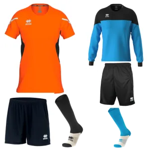 ERREA CORINNE WOMENS KIT BUNDLE ORANGE BLACK WHITE