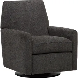 Finn Swivel Recliner, Dalton Charcoal