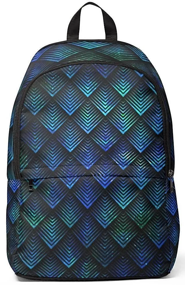 Galactic Dragon Scale Teal Backpack