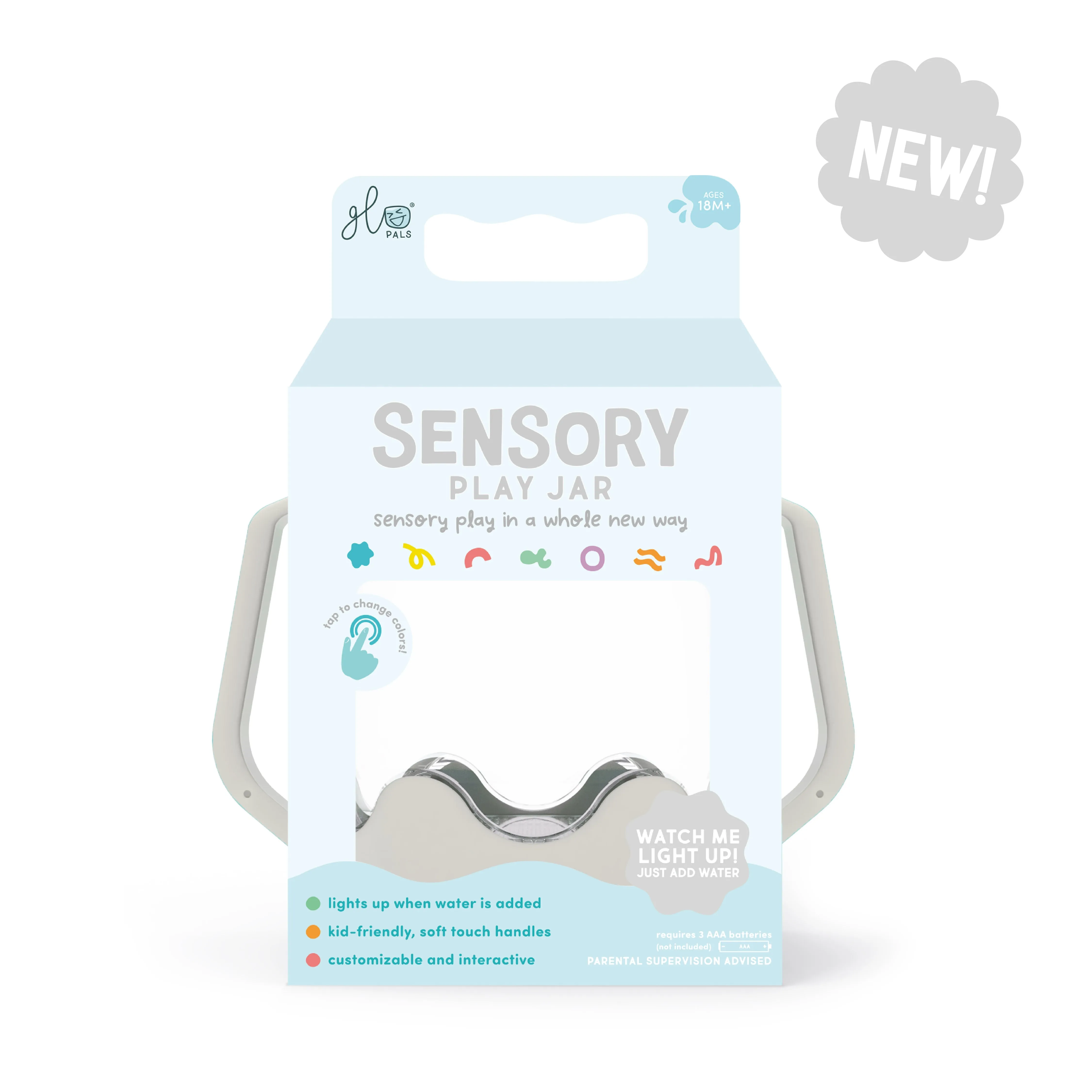 Glo Pals Sensory Play Jar