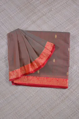 Graceful 6.75 Yard Cotton Saree - Elegance & Traditional Craftsmanship