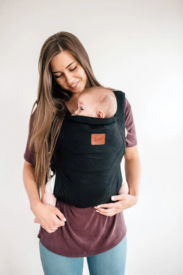 Happy Baby - Versa Baby Carrier | Jet   Black Webbing