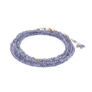 Iolite Wrap Bracelet & Necklace