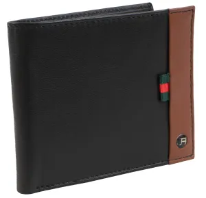 Jack Abrahams Bi-Fold RFID Wallet With ID Window Pocket