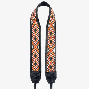 Jaipur #109 - Fabric & Leather camera strap