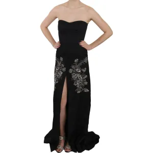 John Richmond Enchanting Black Maxi Flare Dress