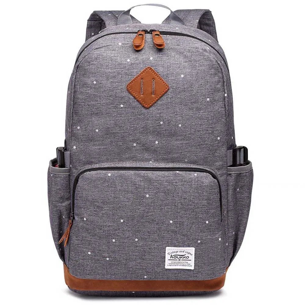 KAUKKO Students Backpack for College School Bookbgs, 17.6L