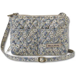 Khaki Floral Essentials Wallet Crossbody