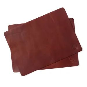 Leather Placemat Set - Italian Craftsmanship, Sophisticated Design