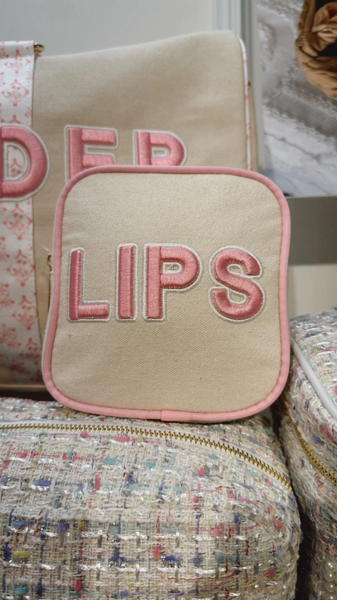 Lips Canvas Mini - Pink