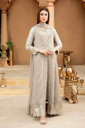 Manahils - Jal Pari RTW Collection - Kurti-B-005-Sand