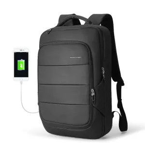 Men's Waterproof Travel Backpack For 15.6 Inch Laptop