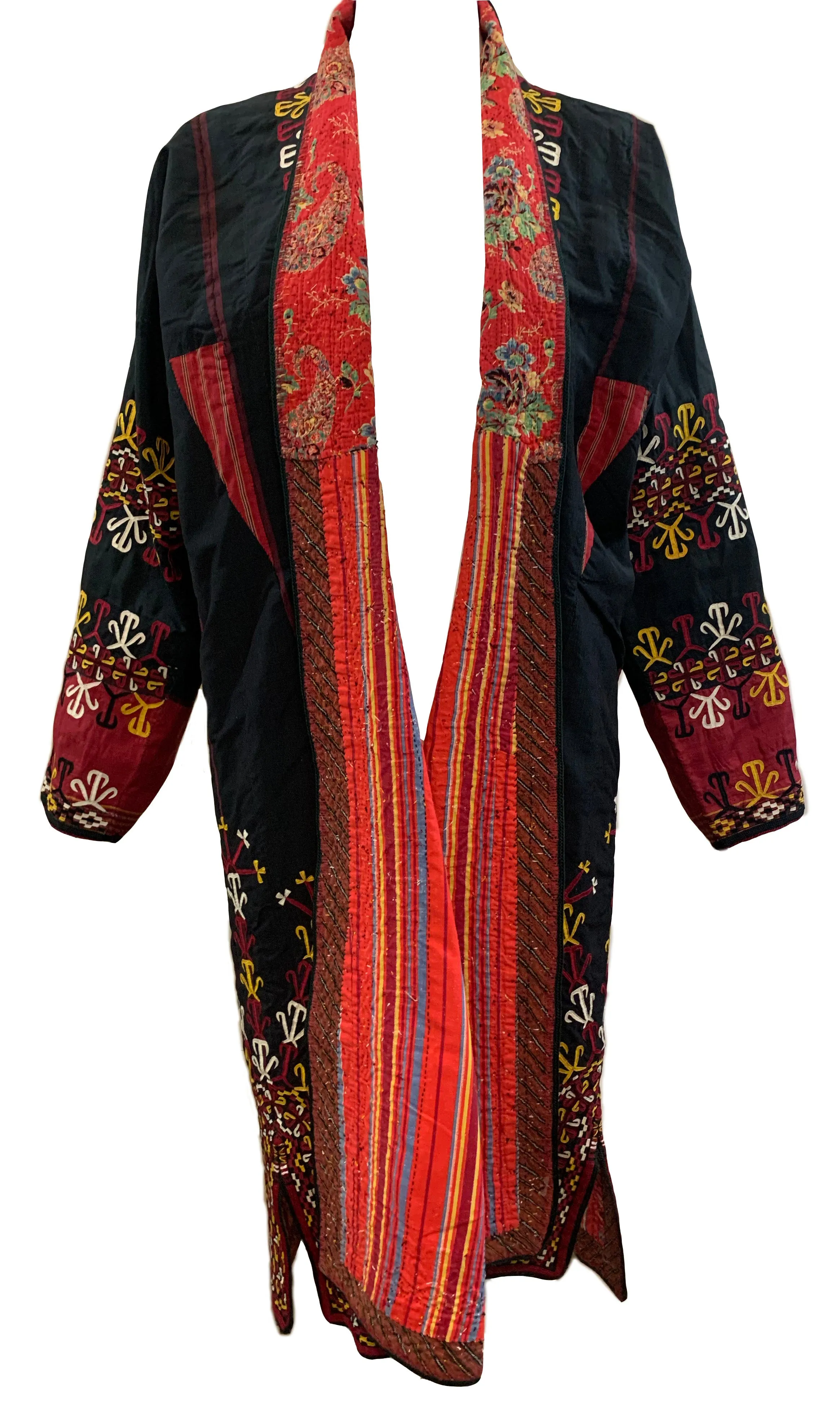 Mid 20th Century Hand Embroidered Chyrpy Coat