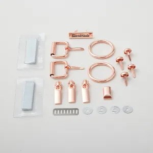 Misty Backpack Shoulder Bag Hardware Kit - Rose Gold