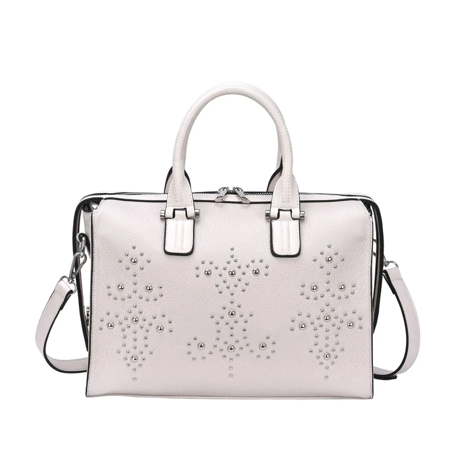 Monroe Studded Satchel Purse