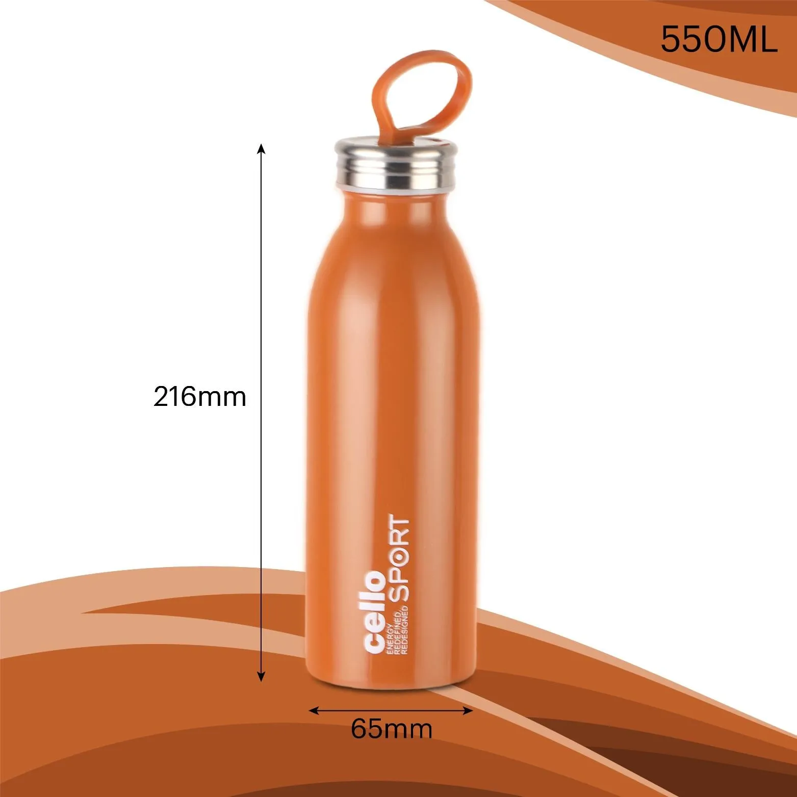 Nios Flask, Vacusteel Water Bottle, 500ml