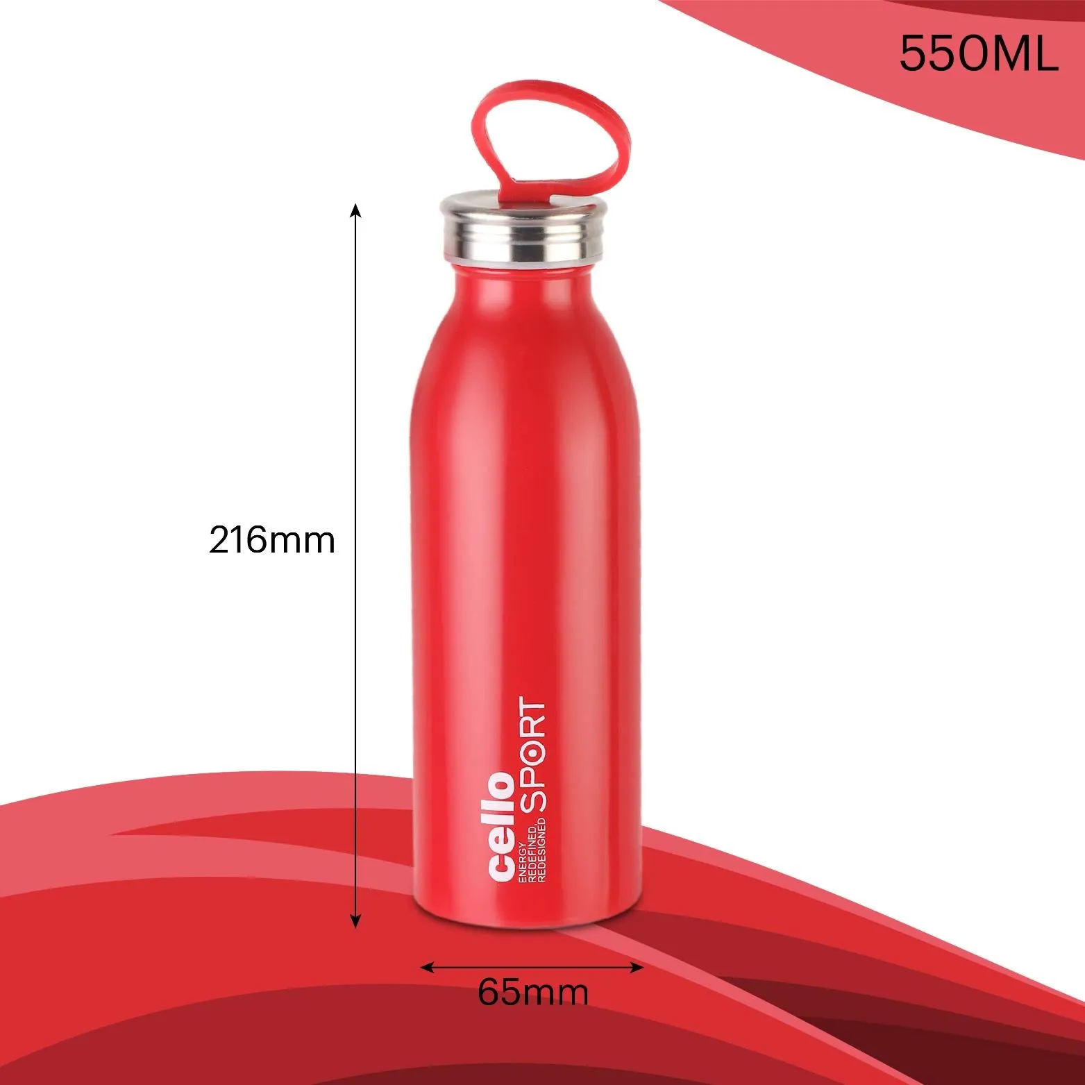 Nios Flask, Vacusteel Water Bottle, 500ml