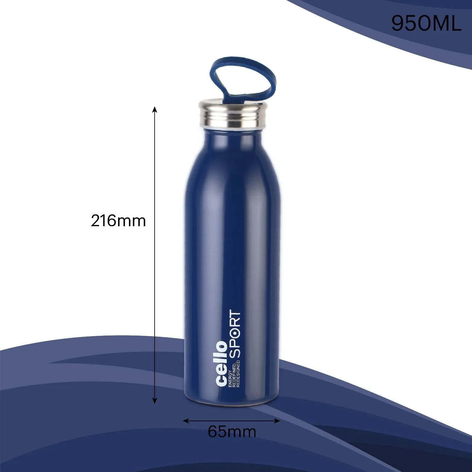 Nios Flask, Vacusteel Water Bottle, 500ml