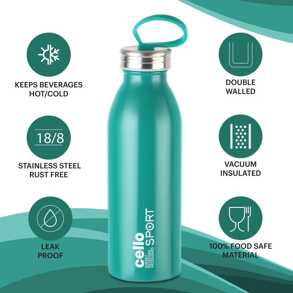 Nios Flask, Vacusteel Water Bottle, 500ml