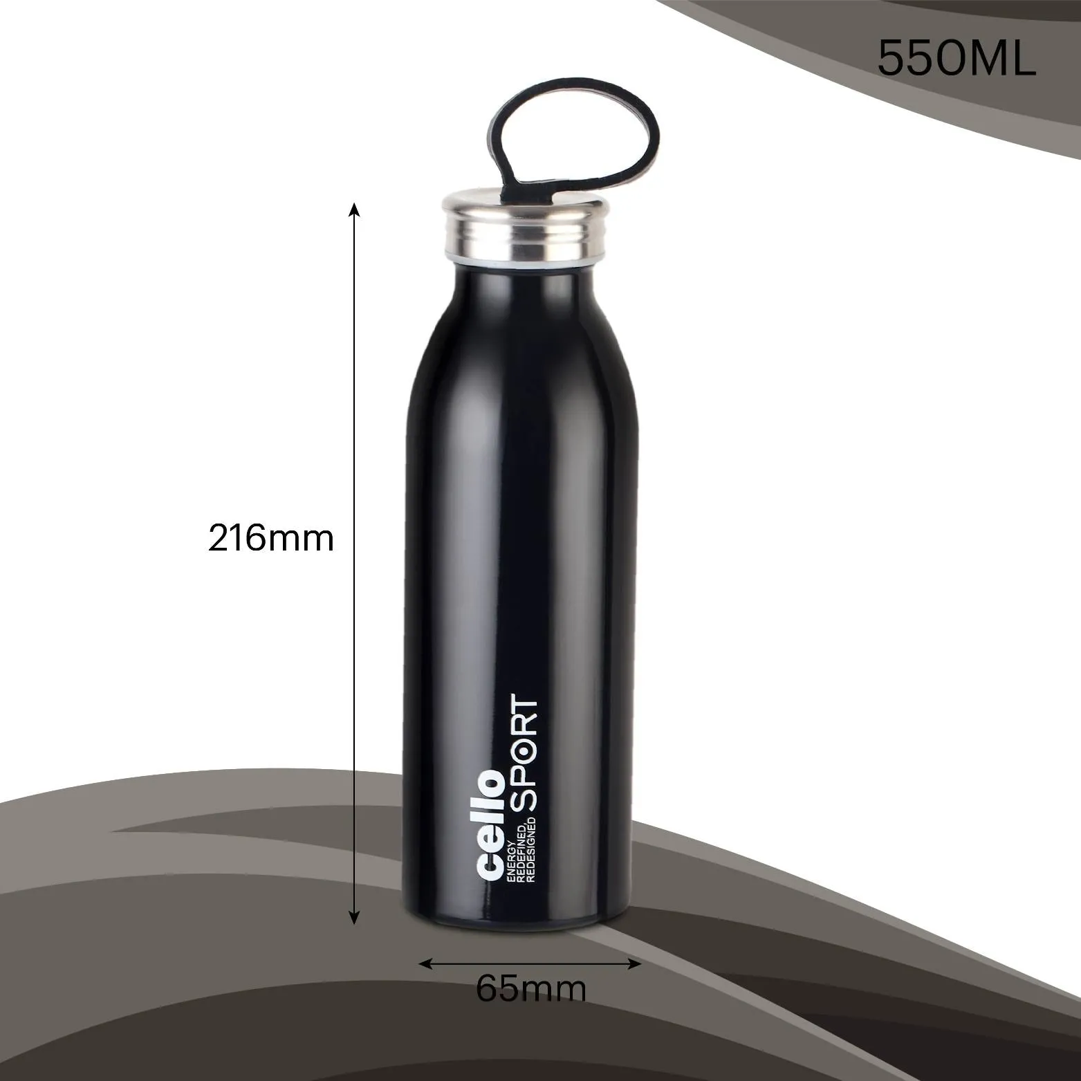 Nios Flask, Vacusteel Water Bottle, 500ml